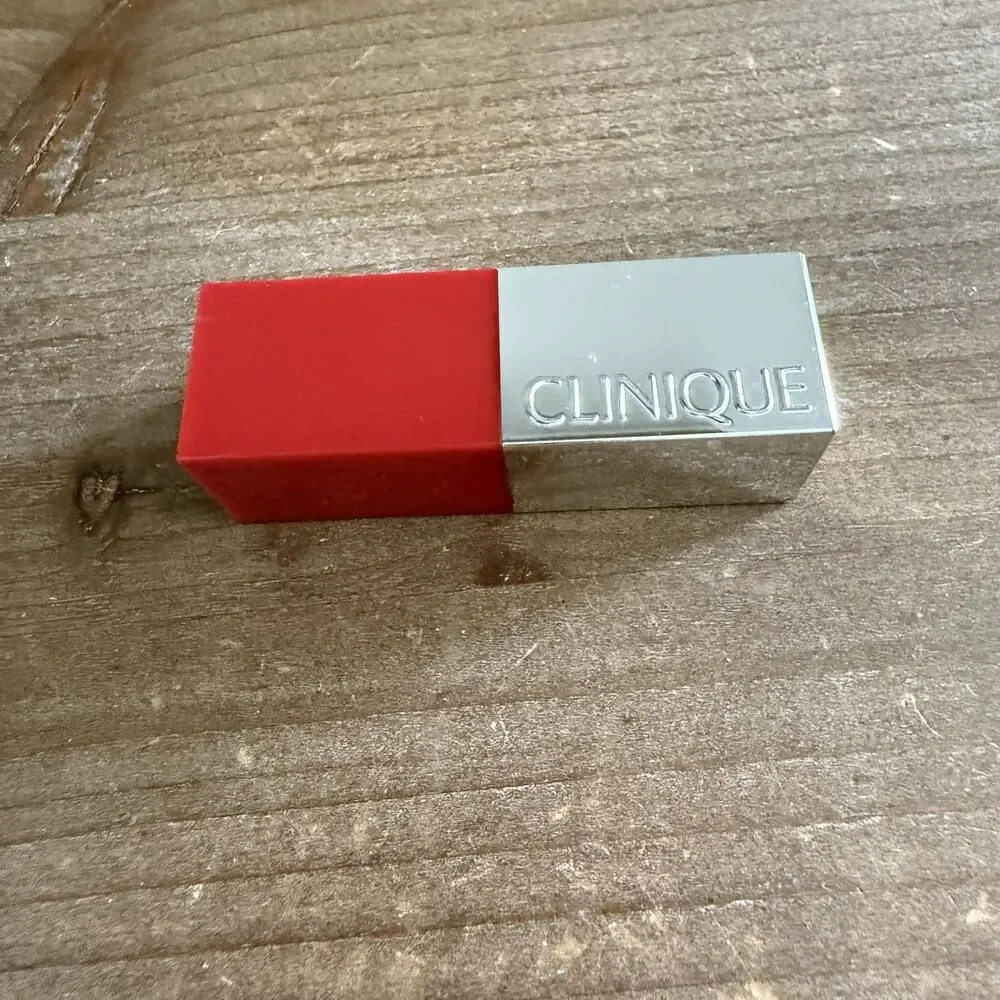 Clinique Pop Lip Colour & Primer Lipstick 03 Ruby Pop Travel Size New